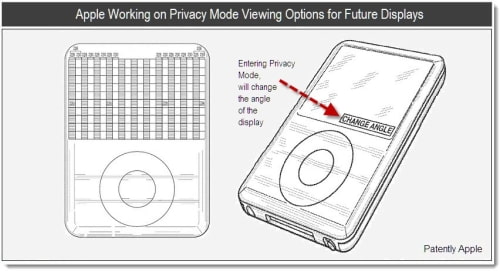 Apple Files Patent for Display With Private Viewing Mode