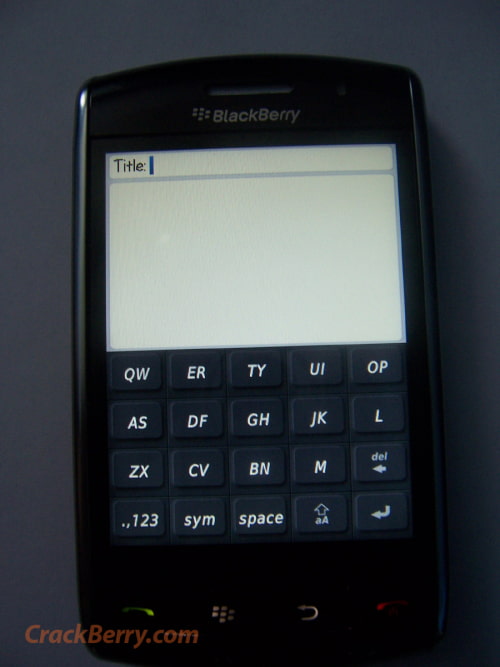 Live Photos of the Blackberry Thunder