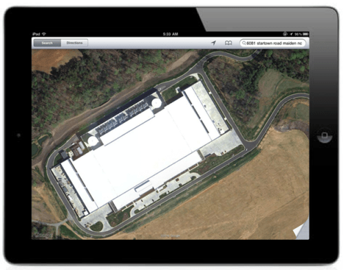 Apple NC Data Center is Now Visible From Google Earth