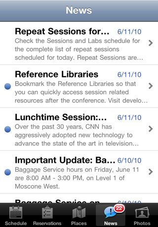Apple Releases 2011 WWDC App
