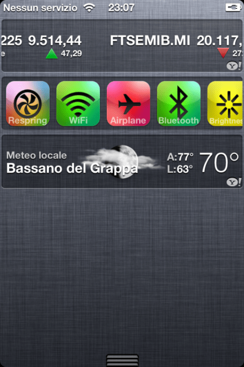 UISettings is the First Notifications Center Widget Available in Cydia