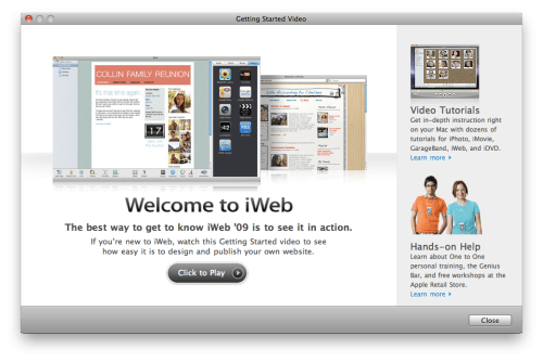 Steve Jobs Confirms Discontinuation of iWeb?