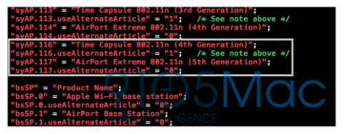 References to New AirPort Extreme/Time Capsule Found in AirPort Utility Update