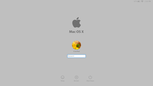 Apple Gives Mac OS X Lion a New Linen Login Screen
