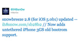 Sn0wBreeze Gets Untethered Jailbreak for Old Bootrom iPhone 3GS on iOS 5.0b1