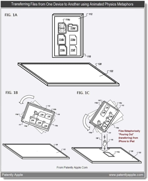 Apple Files Patent For Gesture-Based Communication Using Physics Metaphors