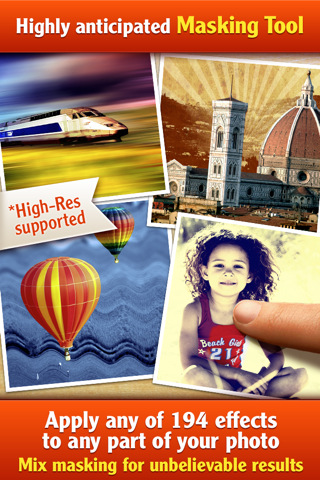 FX Photo Studio for iPhone Adds Masking, More Effects