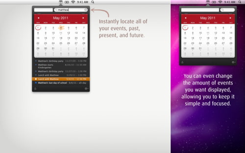 Fantastical Calendar App Gets Mac OS X Lion Support