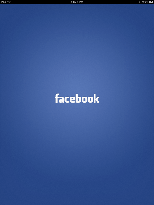 FaceBook App for iPad Gets Leaked