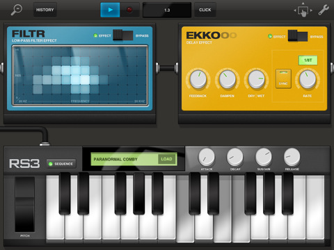 TableTop is a Modular Audio Environment for iPad