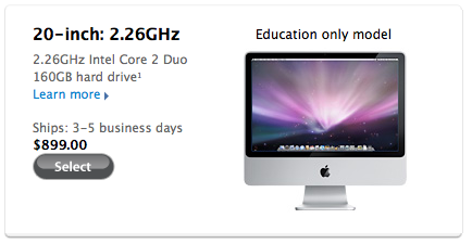 Apple Releases $999 iMac for Educational Institutions