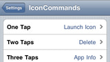 IconCommands: Assign Actions to Springboard Icon Taps