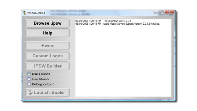 WinPwn 2.0.0.4 Released for iPhone 2.0.1 Firmware