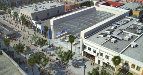 Amazing Glass-Roofed Apple Store Proposed for the Third Street Promenade