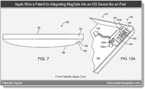 Apple Wins Patent for Integrating MagSafe into an iOS Device