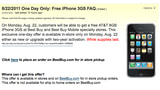 Best Buy Offers iPhone 3GS Free With Contract