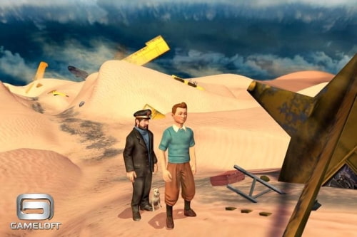 Gameloft Posts First Screenshots of Tintin Game for iOS