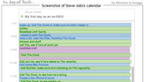 Steve Jobs' Calendar After Resigning as Apple's CEO [JoyofTech]