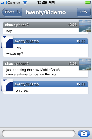 MobileChat 3 Is out for the iPhone!