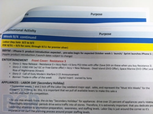 Best Buy Expects Sprint iPhone 5 to Launch in First Week of October