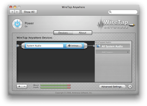 Ambrosia Releases WireTap Anywhere