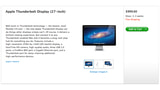 27-inch Thunderbolt Display Now Shipping to Apple Stores