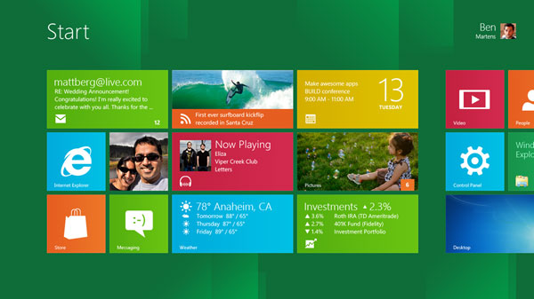 Microsoft Releases the First Preview of Windows 8
