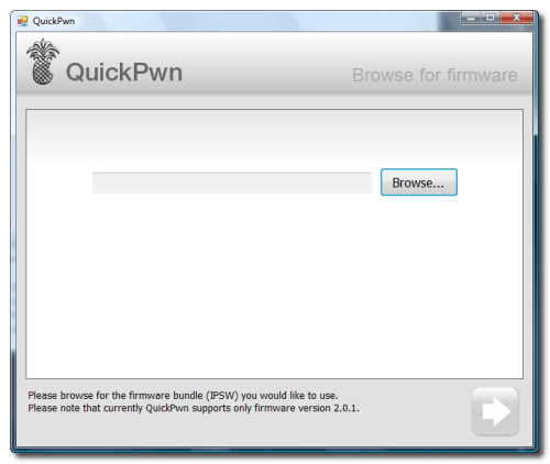 GUI Version of QuickPwn for iPhone Released
