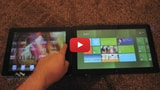 iOS 5 iPad vs Windows 8 Slate [Video]