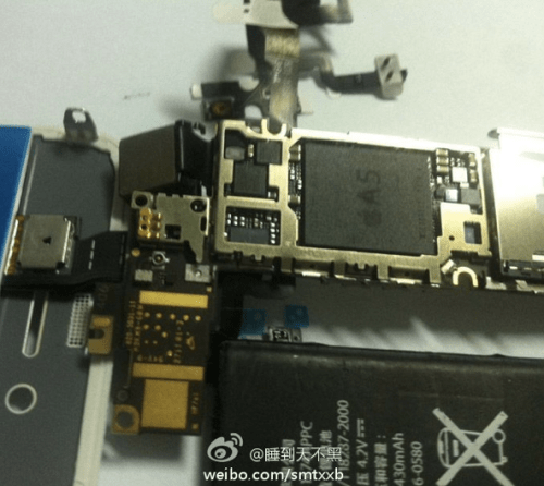 Leaked Photo Shows iPhone A5 Chip, 1430 mAH Battery?