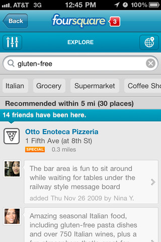 Foursquare App for iOS Now Tracks Your Favorite Places