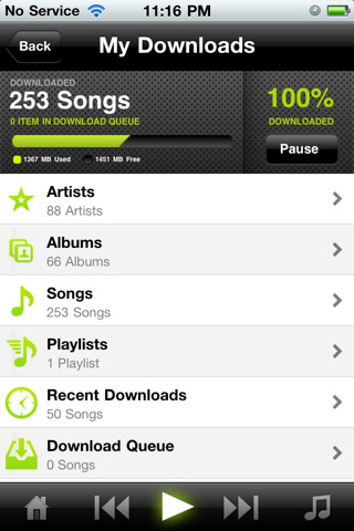 Kazaa Releases Music Streaming App for iOS