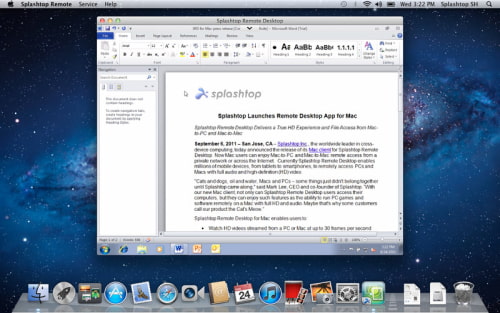 Splashtop Remote Desktop is Now Available in the Mac App Store