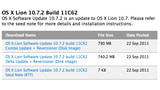 Apple Releases OS X Lion 10.7.2 Build 11C62 to Developers