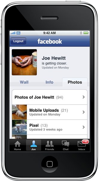 Preview of Facebook 2.0 iPhone App [Screenshots]