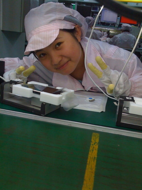 Images of iPhone Factory Worker on New iPhone