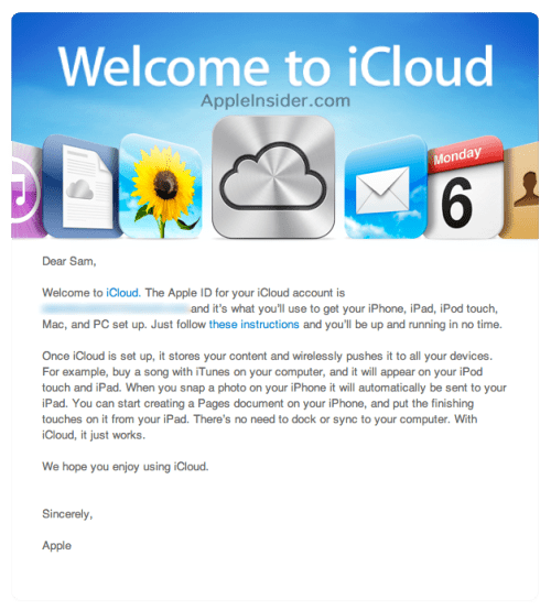 Apple Sends Out iCloud Welcome Emails a Bit Early