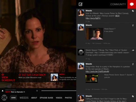 Showtime Launches iPad App to Enhance Live TV Experience