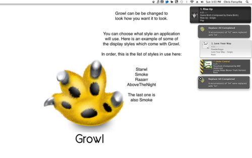 Growl Gets Released on the Mac App Store