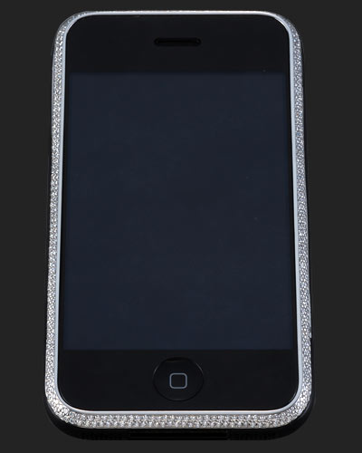 iPhone 3G Encrusted with 475 Diamonds!
