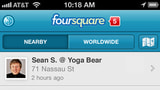 Foursquare Update Brings New Radar Feature for iOS 5