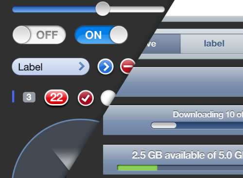 iOS 5 (iPhone 4S) GUI PSD Available for Download