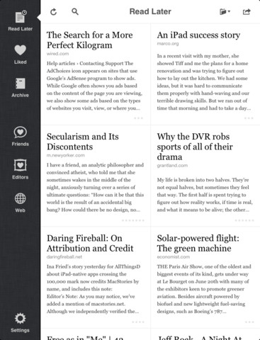 Instapaper 4.0 Update Brings a Completely Redesigned Interface