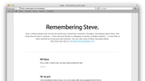 Apple Shares 'Remembering Steve' Tributes