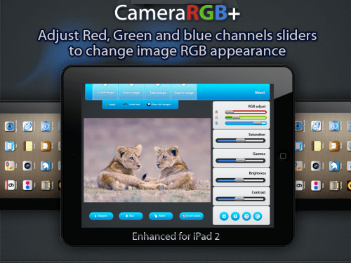 Camera RGB+ Editor For iPad 2