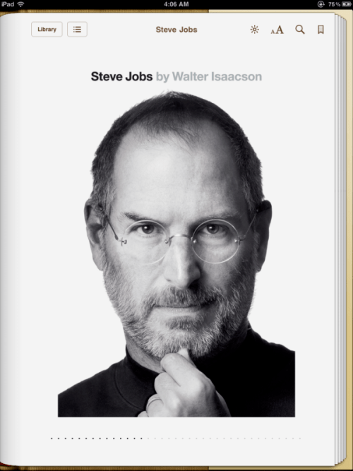 Steve Jobs Biography Starts Arriving in the iBookstore