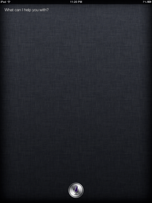 Siri Gets Hacked Onto the iPad [Screenshots]