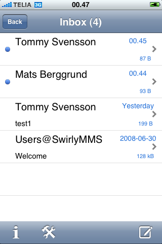 SwirlyMMS for iPhone 3G Coming Soon