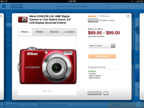 Walmart Releases an App for the iPad