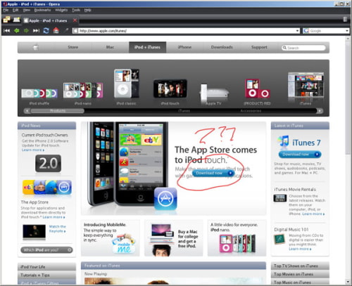 Apple Accidentally Leaks iTunes 8?